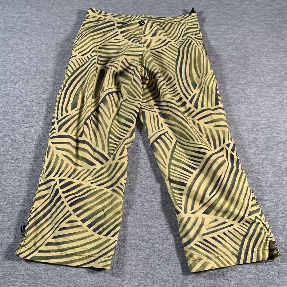 Prana Pants Womens Small Abstract Leaf Print Outdoor Hiking Polyester USA - Picture 11 of 14
